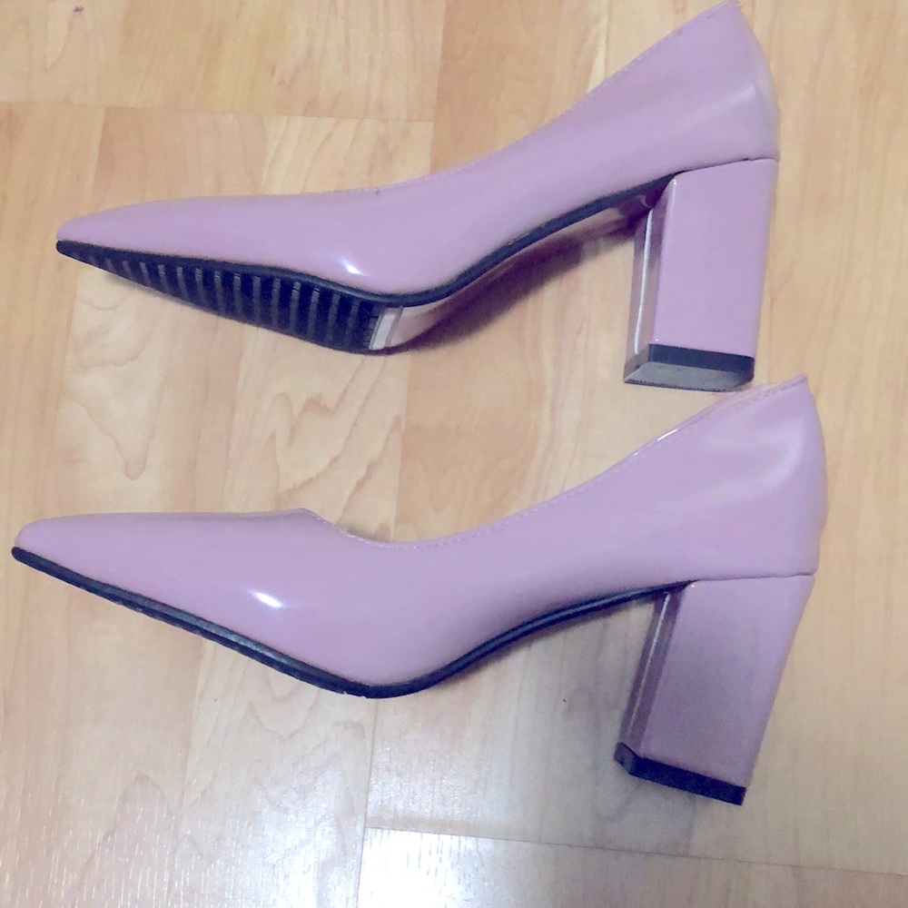 Lilac red bottom heels by hengsong size 5